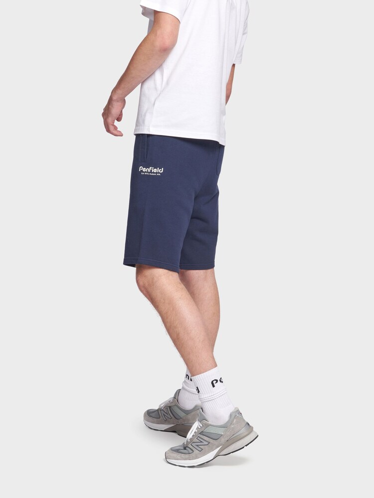 Синий - Penfield 100% Cotton Hudson Script Sweat Shorts - Изображение 2 из 5