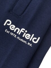 Синий - Penfield 100% Cotton Hudson Script Sweat Shorts - Изображение 5 из 5