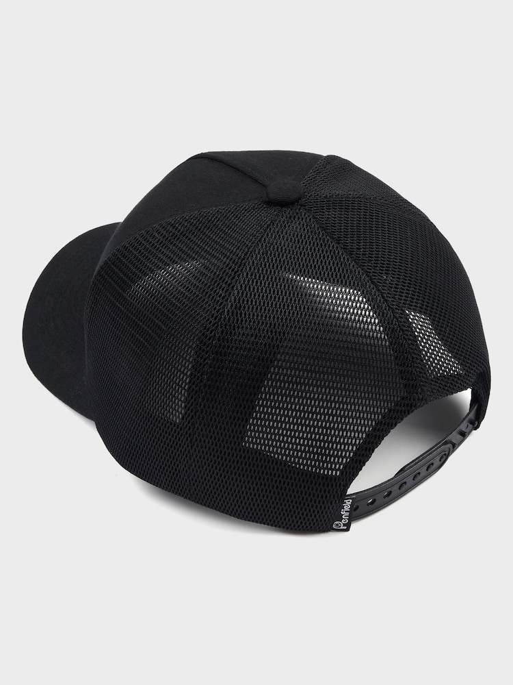 Penfield Black Trucker Cap - Image 2 of 3 Penfield Black Trucker Cap - Image 2 of 3