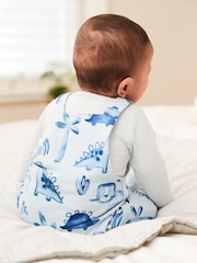 Pale Blue Jersey Baby Dungarees And Bodysuit (0mths-2yrs) - Image 2 of 6