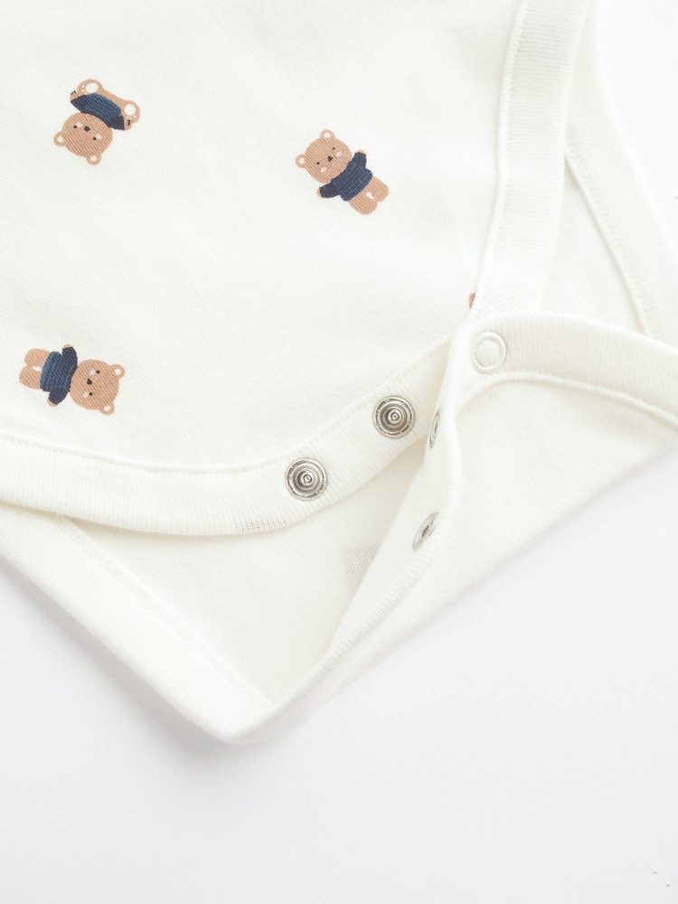Tan Bear Baby Corduroy Dungaree And Bodysuit Set (0mths-2yrs) - Image 9 of 9