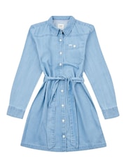 Lee Girls Blue long sleeves Western Dress - Image 1 of 4