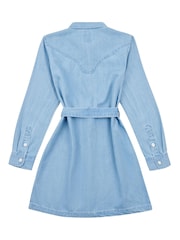 Lee Girls Blue long sleeves Western Dress - Image 2 of 4