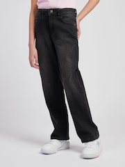 Lee Black Girls Carol Straight Leg Jeans - Image 3 of 6