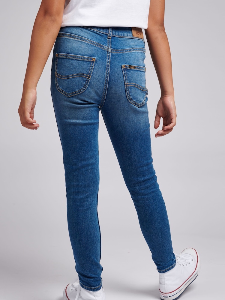 Lee Girls Blue Scarlett High Waist Jeans - Image 2 of 4