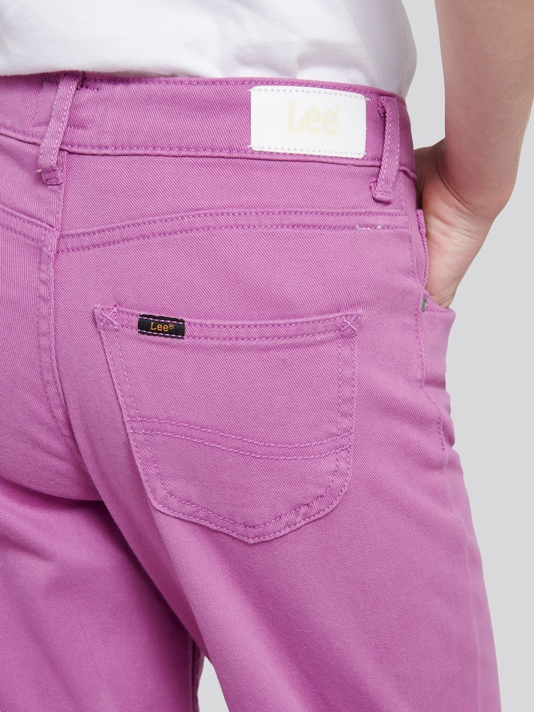 Lee Purple Girls Carol Straight Leg Jeans - Image 5 of 5