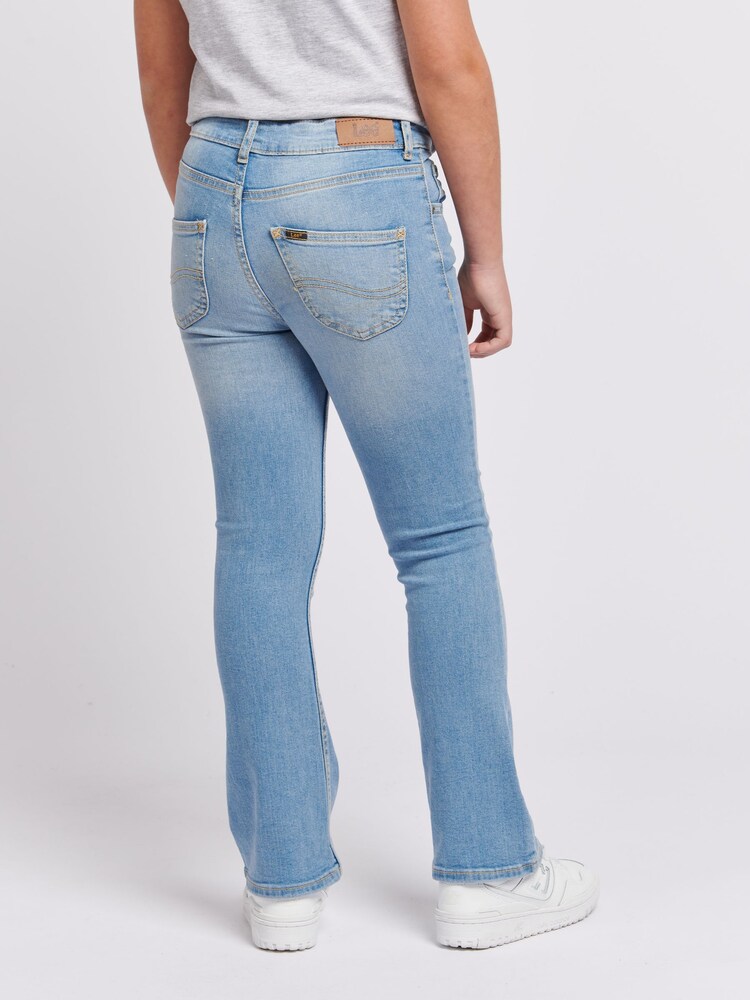 Lee Girls Blue Breese Flare Jeans - Image 2 of 8