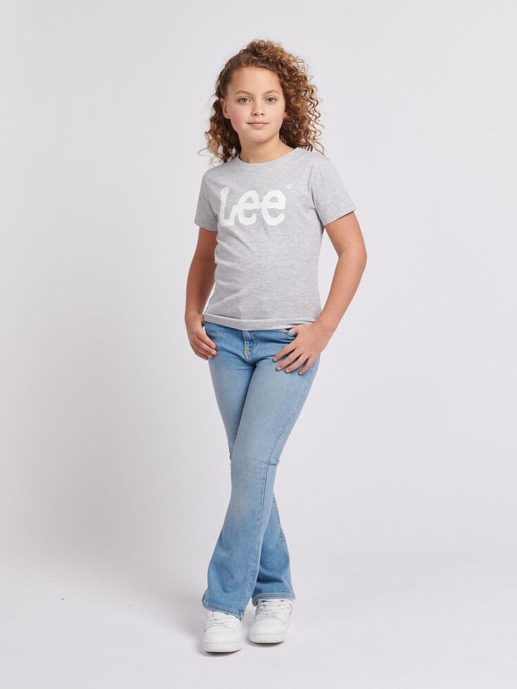 Lee Girls Blue Breese Flare Jeans - Image 3 of 8