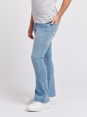 Lee Girls Blue Breese Flare Jeans - Image 5 of 8