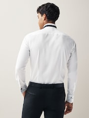 White Slim Fit Signature Super Non Iron Single Cuff Shirt - Image 2 of 7
