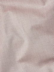Neutral Brown Slim Fit Signature Textured Single Cuff Shirt With Trim Detail - Image 7 of 7
