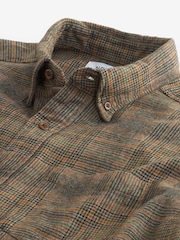 Light Brown Check Long Sleeve Shirt - Image 7 of 8