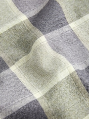 Green/Grey Relaxed Fit Check Long Sleeve Shirt - Image 8 of 8