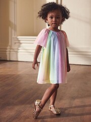 Rainbow Sparkle Tulle Party Dress (3mths-10yrs) - Image 1 of 6