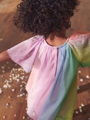 Rainbow Sparkle Tulle Party Dress (3mths-10yrs) - Image 2 of 6