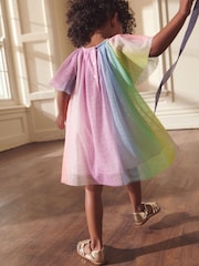 Rainbow Sparkle Tulle Party Dress (3mths-10yrs) - Image 3 of 6