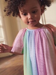 Rainbow Sparkle Tulle Party Dress (3mths-10yrs) - Image 4 of 6