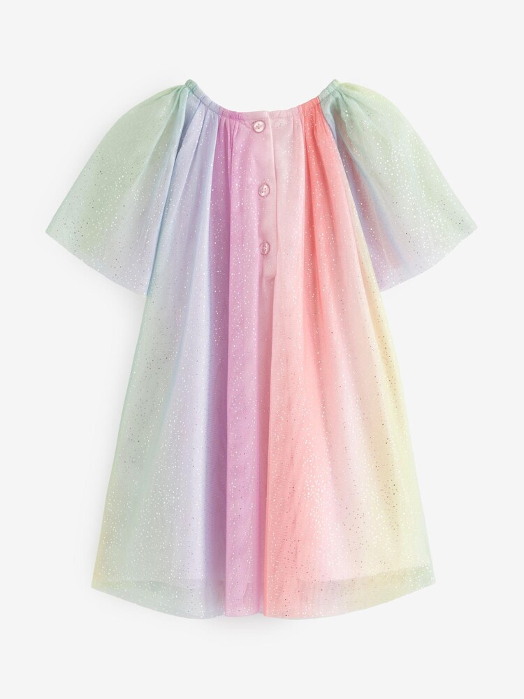Rainbow Sparkle Tulle Party Dress (3mths-10yrs) - Image 6 of 6