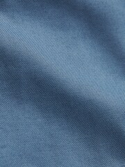 Dusky Blue Slim Fit Easy Iron Button Down Oxford Shirt - Image 9 of 10