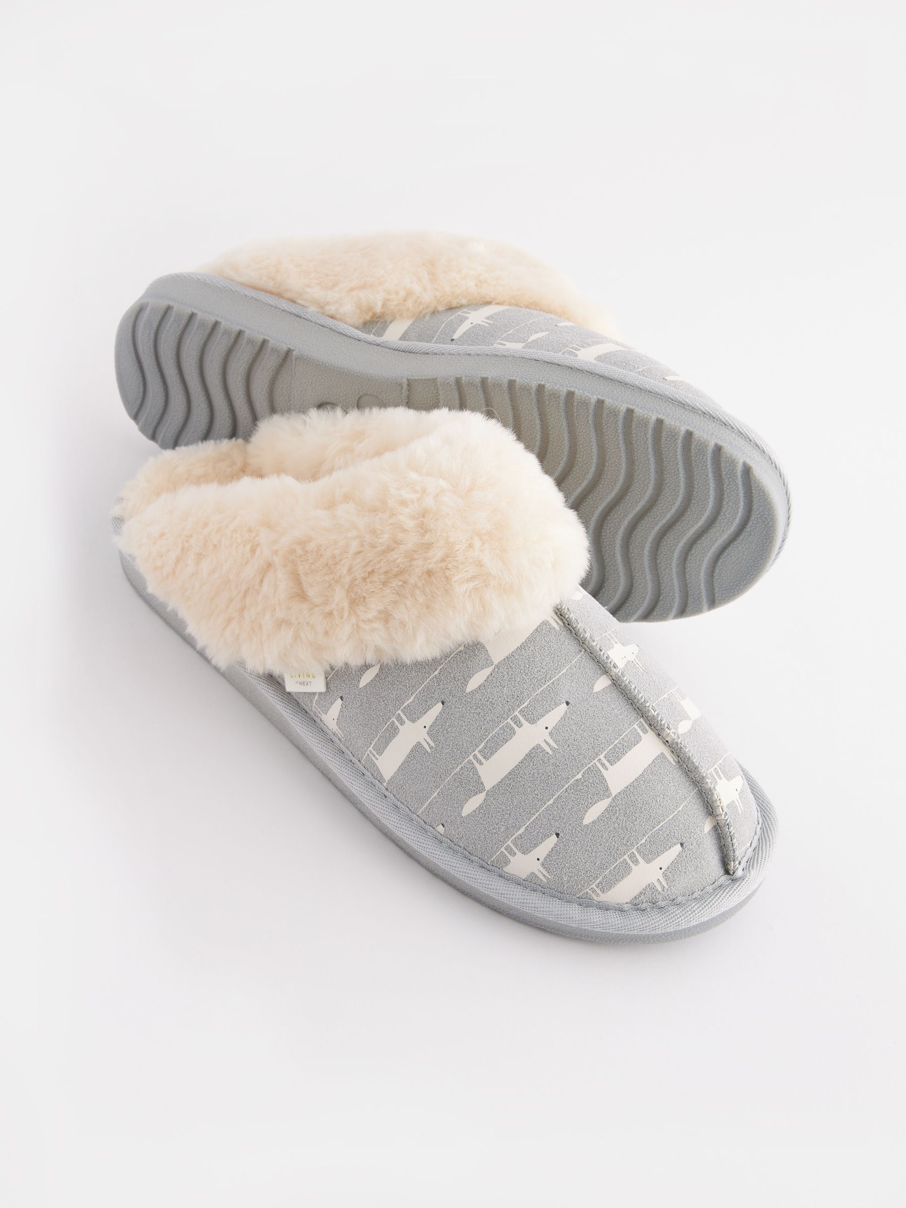 Next fox slippers discount