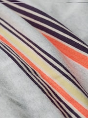 Superdry Grey Vintage Stripe Crop T-Shirt - Image 7 of 7