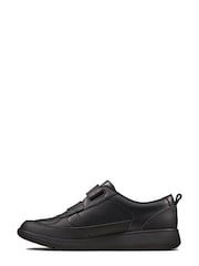 Clarks Black Multi Fit Leather Scape Flare Shoes - Image 2 of 7