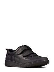 Clarks Black Multi Fit Leather Scape Flare Shoes - Image 3 of 7
