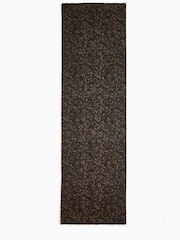 AllSaints Brown Woven leopard Print Scarf - Image 3 of 4