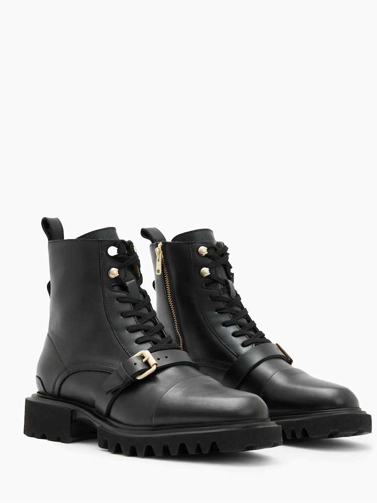 AllSaints Black Tori Boots - Image 2 of 7 AllSaints Black Tori Boots - Image 2 of 7