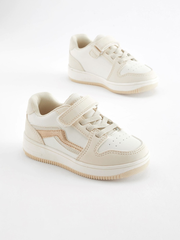 Neutral White Lifestyle Trainers - Image 2 of 7