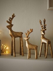 Komplet 3 smole stag božičnih okraskov - Slika 1 iz 6