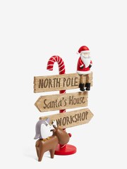 Santa's Workshop Weihnachtsdeko aus Kunstharz - Bild 3 von 4