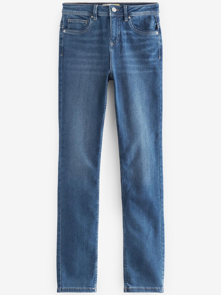 Mid Blue Super Soft Slim Jeans - Image 6 of 6 Mid Blue Super Soft Slim Jeans - Image 6 of 6