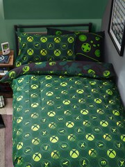 Black Xbox Duvet Cover And Pillowcase Set - Image 2 of 20