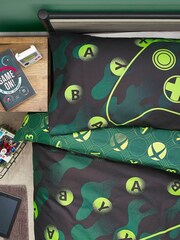 Black Xbox Duvet Cover And Pillowcase Set - Image 4 of 20