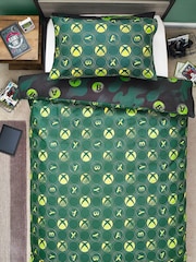 Black Xbox Duvet Cover And Pillowcase Set - Image 7 of 20
