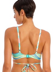 Freya Aqua Blue Summer Reef Underwired Plunge Bikini Top - Image 2 of 6