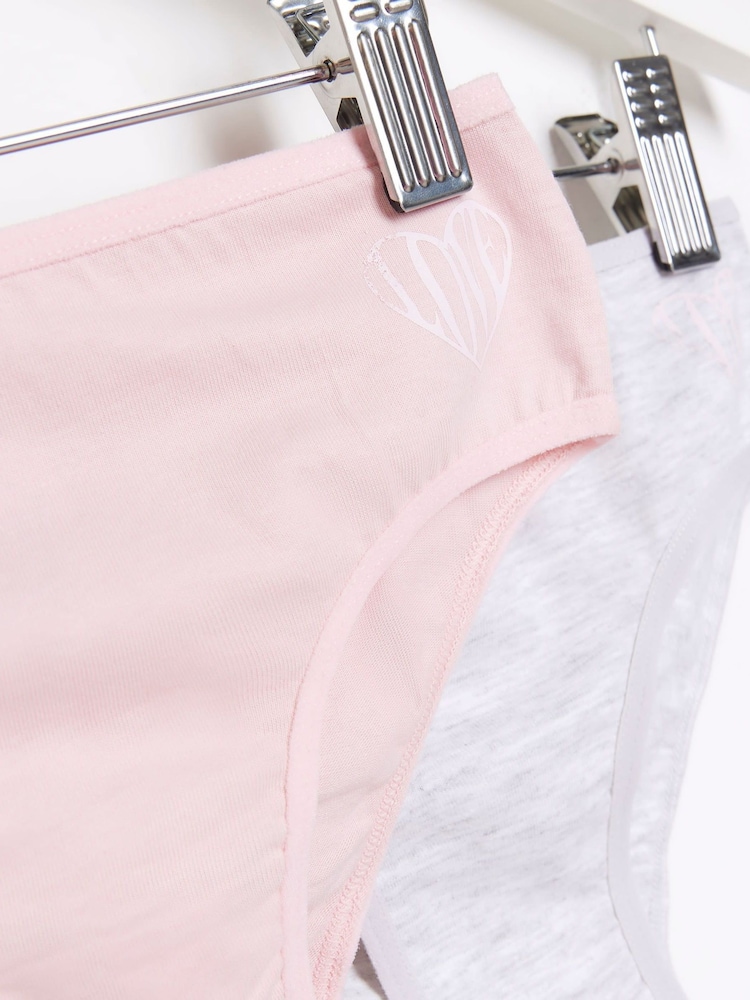 طقم ملابس داخلية وسترات مكون من 4 قطع للبنات 100% من River Island - Image 3 of 4