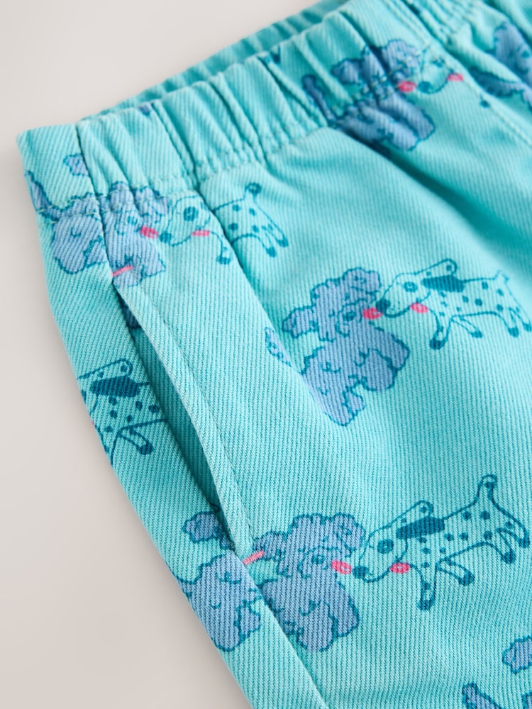 Bleu motif chien - Jean imprimé (3mois -7an) - Image 4 sur 4