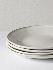 Dutch Rose Set of 4 White Dinner Plates 215CM - Image 3 of 4