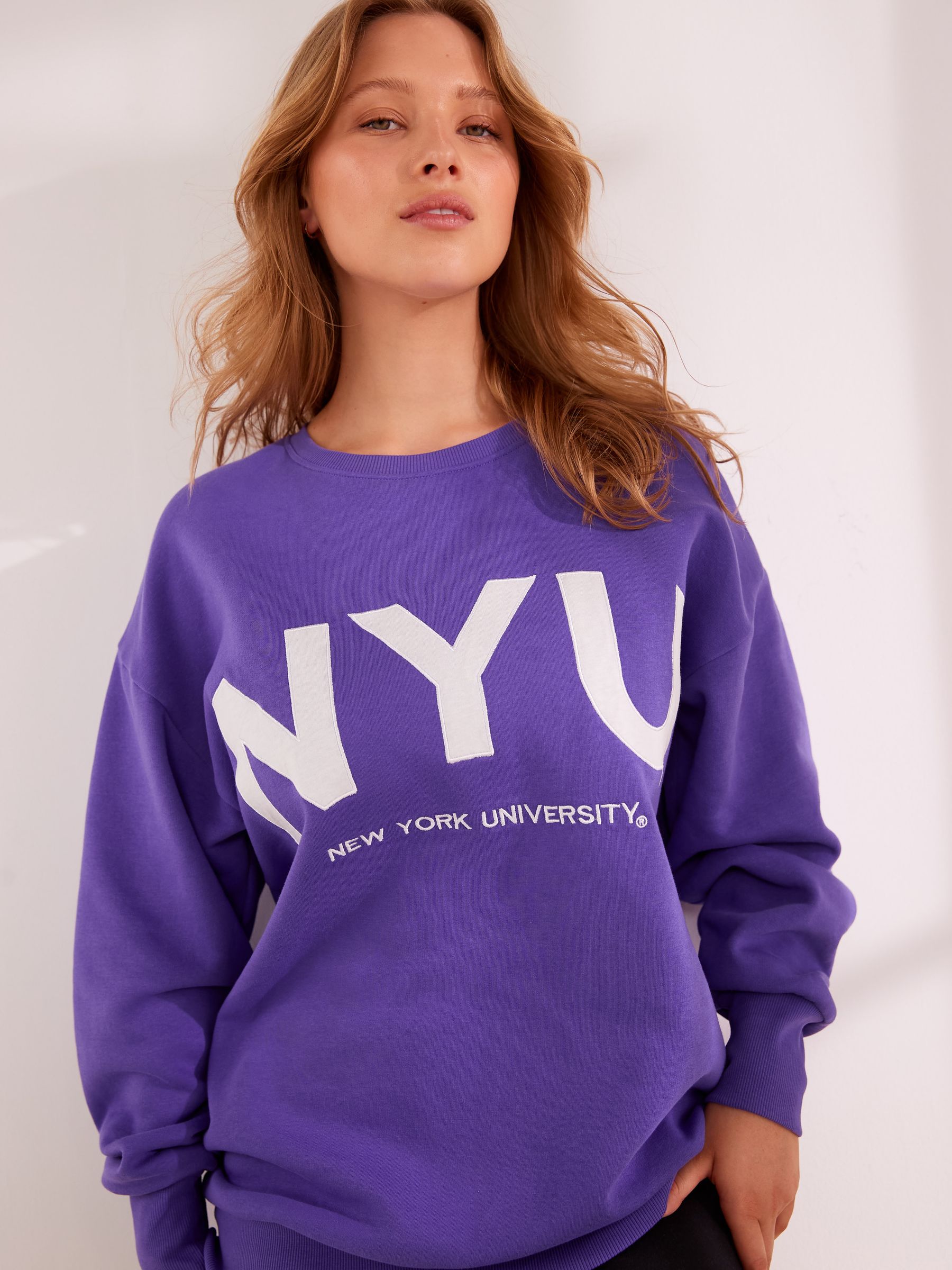 Nyu sweatshirt womens online
