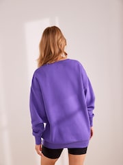 Violet Purple NYU Graphic Sweatshirt - Image 2 of 7