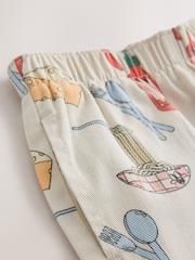 Ecru Food Printed Jeans (3mths-7yrs) - Image 3 of 4