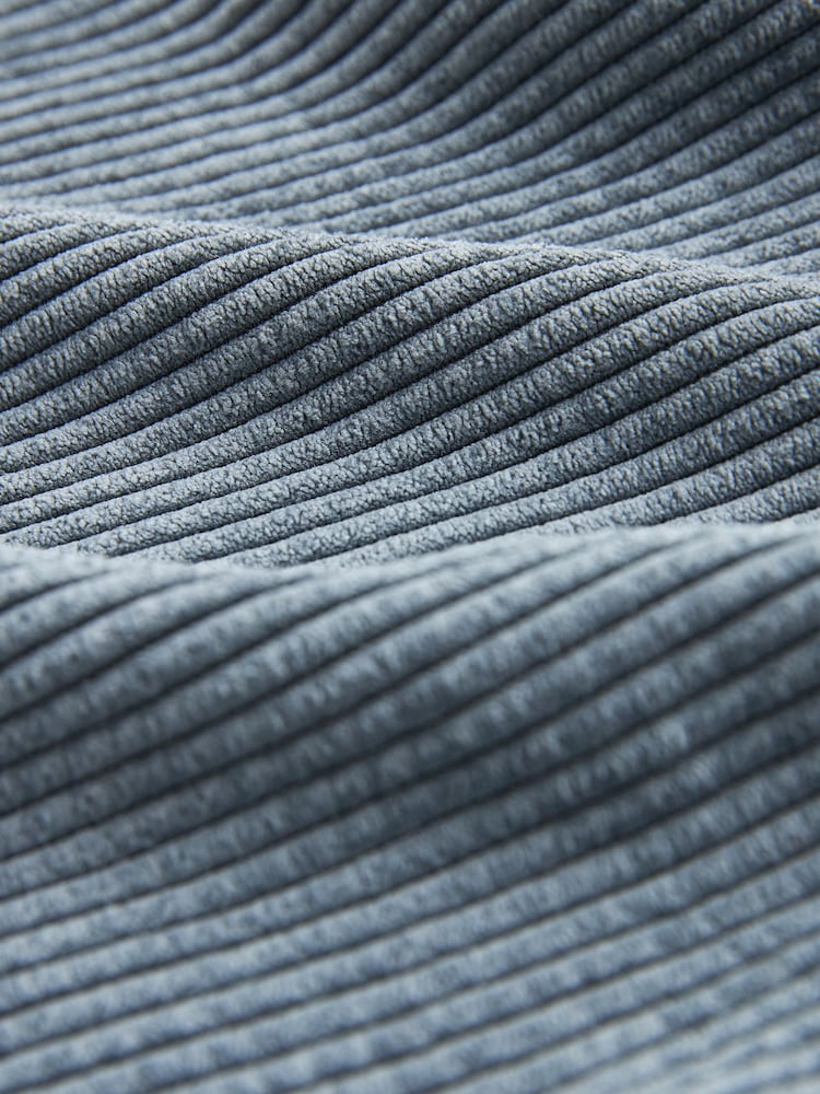 Blue Corduroy Lightweight Shacket - Image 6 of 6