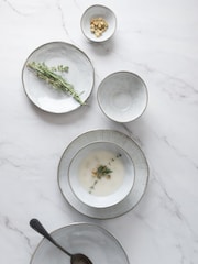 Dutch Rose Set of 4 Grey 14cm Bowls Gift Boxed - Image 1 of 2