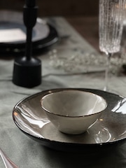 Dutch Rose Set of 4 Green Pasta Bowls - Image 3 of 4