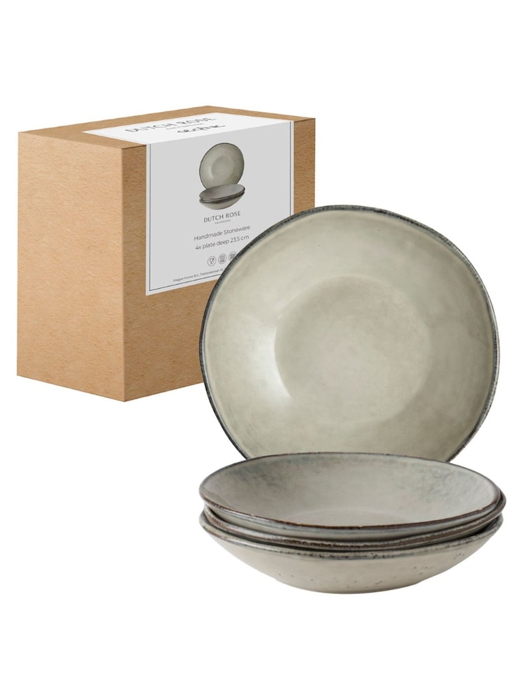 Dutch Rose Cream Pasta Bowls 235CM - Image 4 of 4