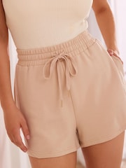 Hafer/Creme - Jersey-Jogginghose und Shorts - Bild 1 von 4