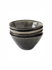 Dutch Rose Set of 4 Green 14cm Bowls Gift Boxed - Image 1 of 4