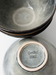 Dutch Rose Set of 4 Green 14cm Bowls Gift Boxed - Image 4 of 4